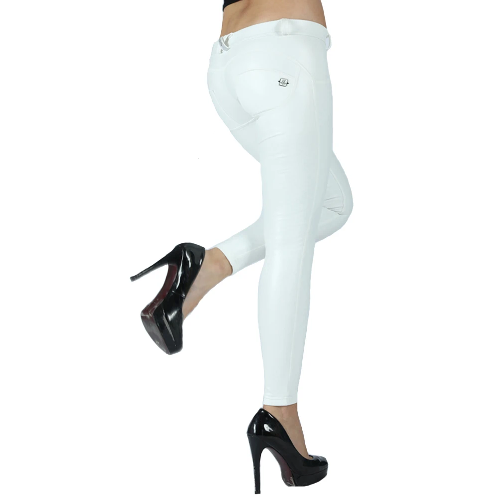 Melody leggings кожаные джинсы женские обтягивающие instagram теплые зимние спортивные Леггинсы со средней талией одежда Кремниевая накладка на попу