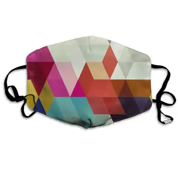 

Unisex Mouth Cover Mask with Adjustable Ear-Loops, Anti Dust Mouth Face Cover for Running Cycling Outdoor, Three of The