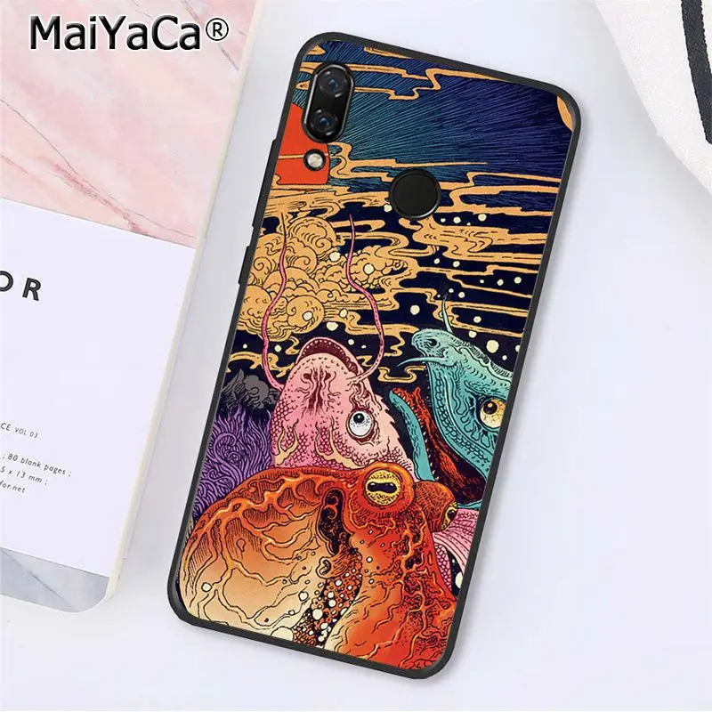 A16 MaiYaCa kiyo-e японский стиль художественный чехол для телефона для Xiaomi Redmi4X 6A S2 Go Redmi 5 5Plus Note4 Note5 7 Note6Pro - Цвет: A16