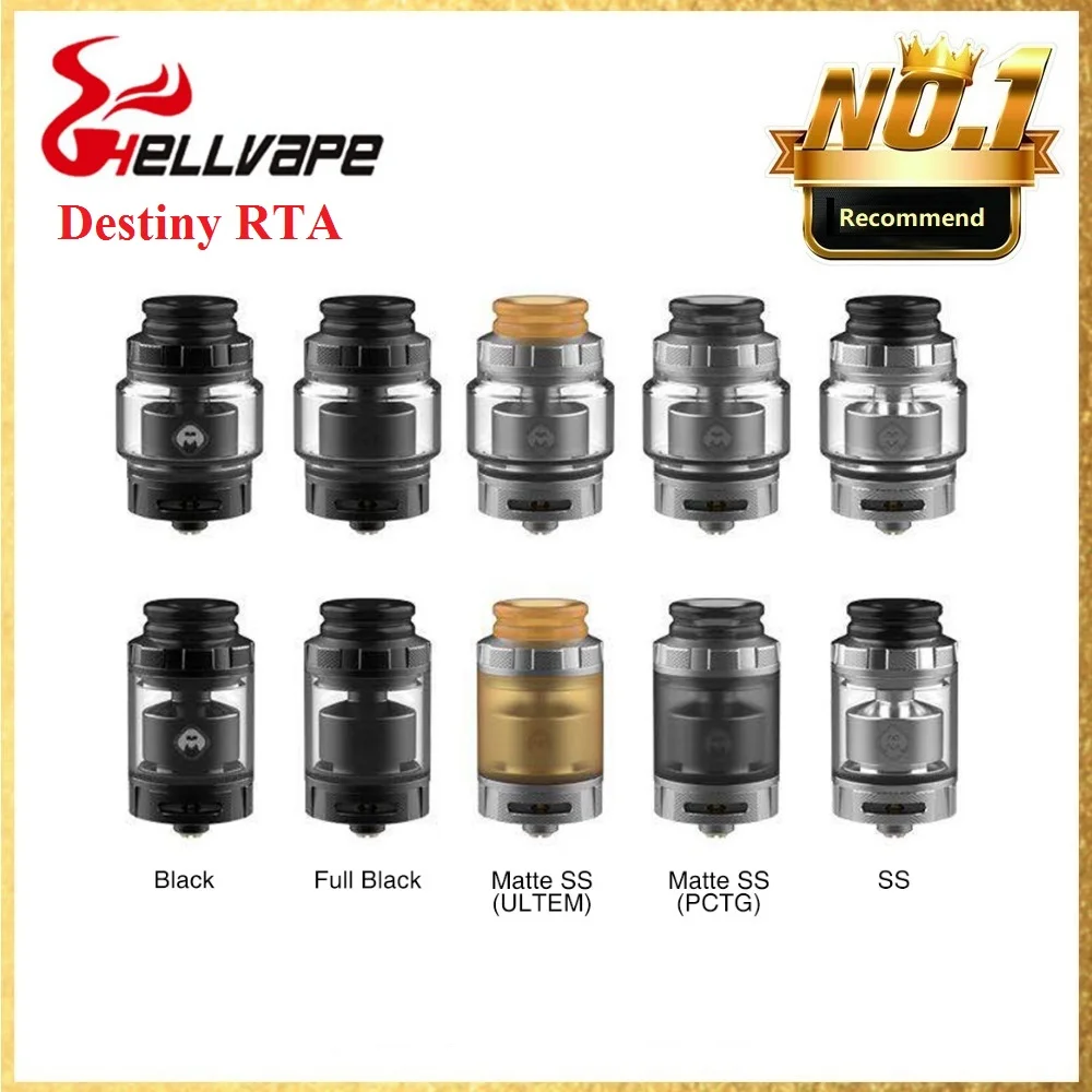 Горячая распродажа! Атомайзер Hellvape delivery RTA оригинальный атомайзер 2 мл/4 мл с одной
