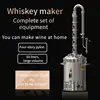 HOOLOO Household Moonshine Distillation Machine Stainless Steel Copper Bubble Plates Vodka Brewer Distiller ► Photo 2/6