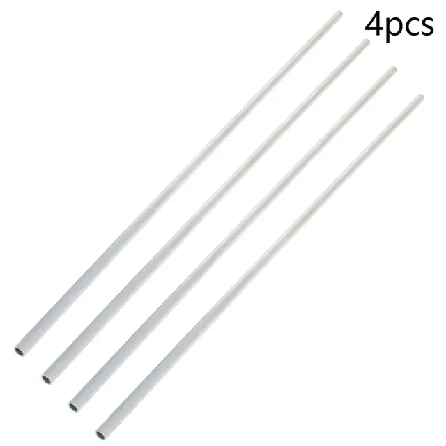 MroMax Top Quality Aluminum Tube 6063 Straight Joint Fitting 3*2/4*2/5*2/5*3/5*4mm Length 300mm 1/2/4pcs Pipe Fitting Facilities 5x4mm 4pcs