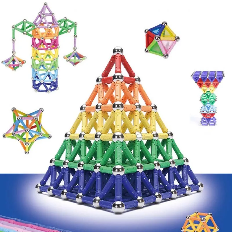 

Creative DIY Educational ToysMagnet Metal Balls Kids Magnetic Building Blocks Toys Mathematical Geometry Variety Accessories