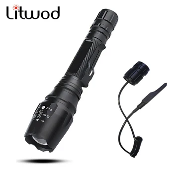 

litwod Z20V5 30000lumens powerful Flashlight xhp50 l2 t6 Led flashlight Zoomable 5 modes torch for 18650 Tactics Hunting torch