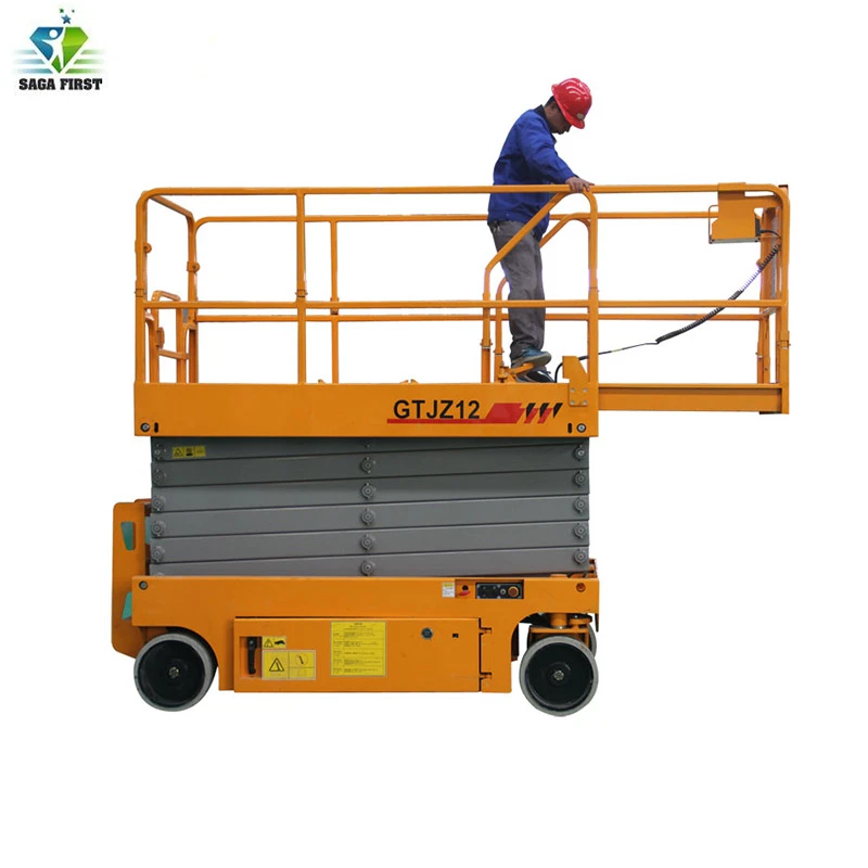 Электрический самоходный ножничный подъемник 6 12 м|scissor lift|scissors electric |