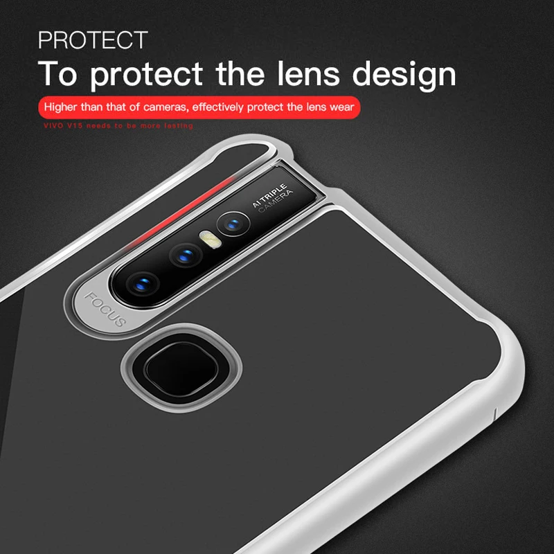 Чехол для Vivo V15 Pro Чехол Y11 Z1 Pro Z5X V17 Neo V11 Y17 Y15 Y12 Y3 S1 IQoo Neo Y91C Y95 мягкий резиновый противоударный чехол Крышка