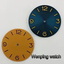 Parnis 38,9 мм сэндвич светящиеся часы циферблат fit ETA 6497,6498 движение