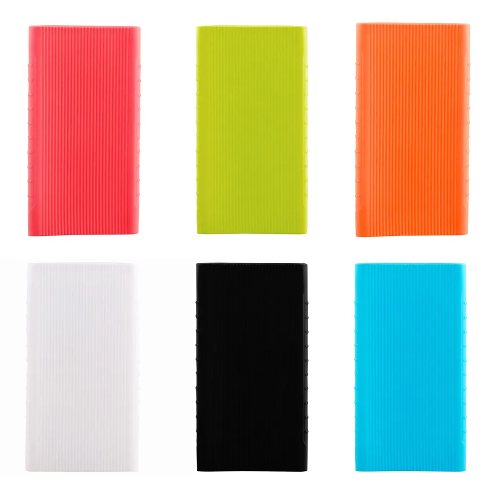 

New Powerbank Case For Xiaomi 5000 mAh Mi Power Bank Silicon Case Rubber Cover for Portable External Battery Pack