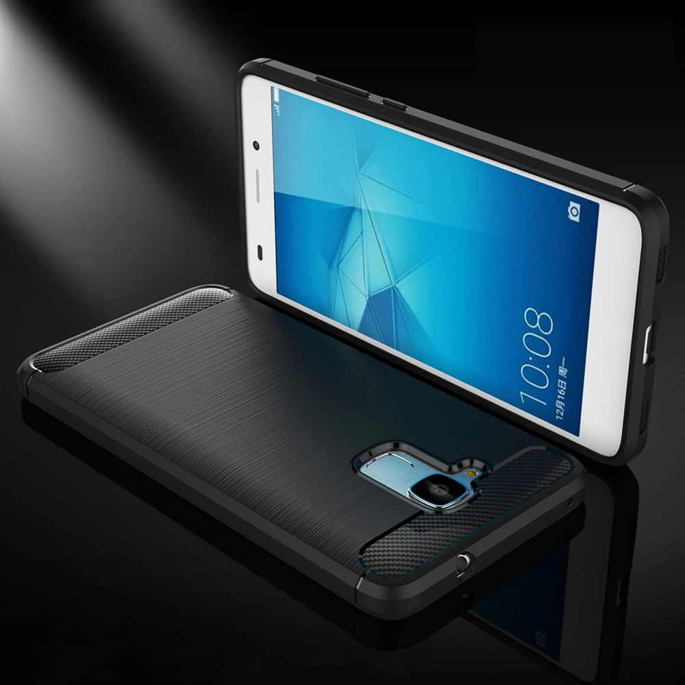 Чехол для Huawei Honor 7 Lite 5.2 дюймовый тонкий углеродного волокна защитный чехол на honor7