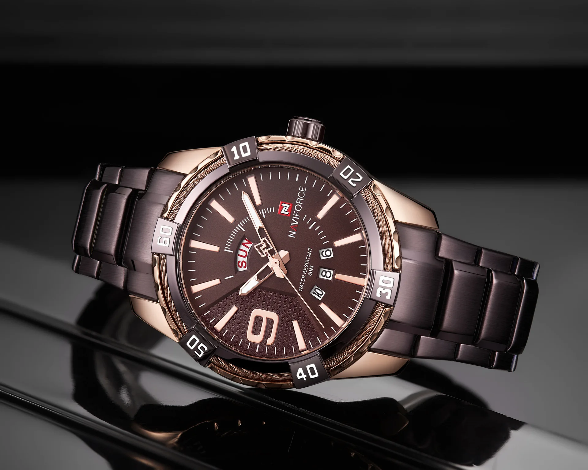 

Naviforce Xiang 9117 Steel Watch Men's Hot Selling Students Sports Large Dial Quartz Watch