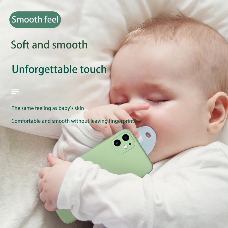 Kebiss Original Liquid Silicone Luxury Case for iPhone 11 Cases 12 Pro Max Mini 7 8 6 6S Plus XR X XS MAX 5 5S SE Phone Cases