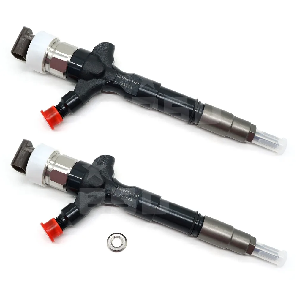 Инжектор Common Rail 23670-0L010 095000-7761 для Toyota HILUX VIGO 2KD 2 шт./лот