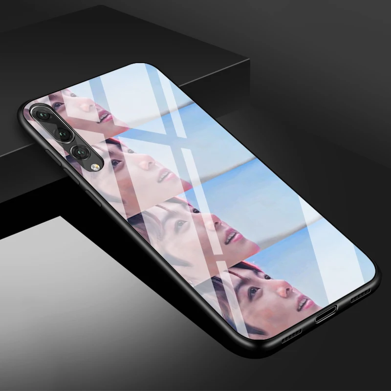Euphoria Jungkook Kpop Người Kính Cường Lực Điện Thoại Ốp Lưng Cho Huawei P20 P30 P40 P40 Lite Pro Psmart Giao Phối 20 30 bao Da Vỏ huawei phone cover Cases For Huawei