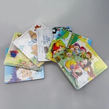 9 pieces /20 pieces wooden jigsaw puzzle model children develop brain puzzle toys