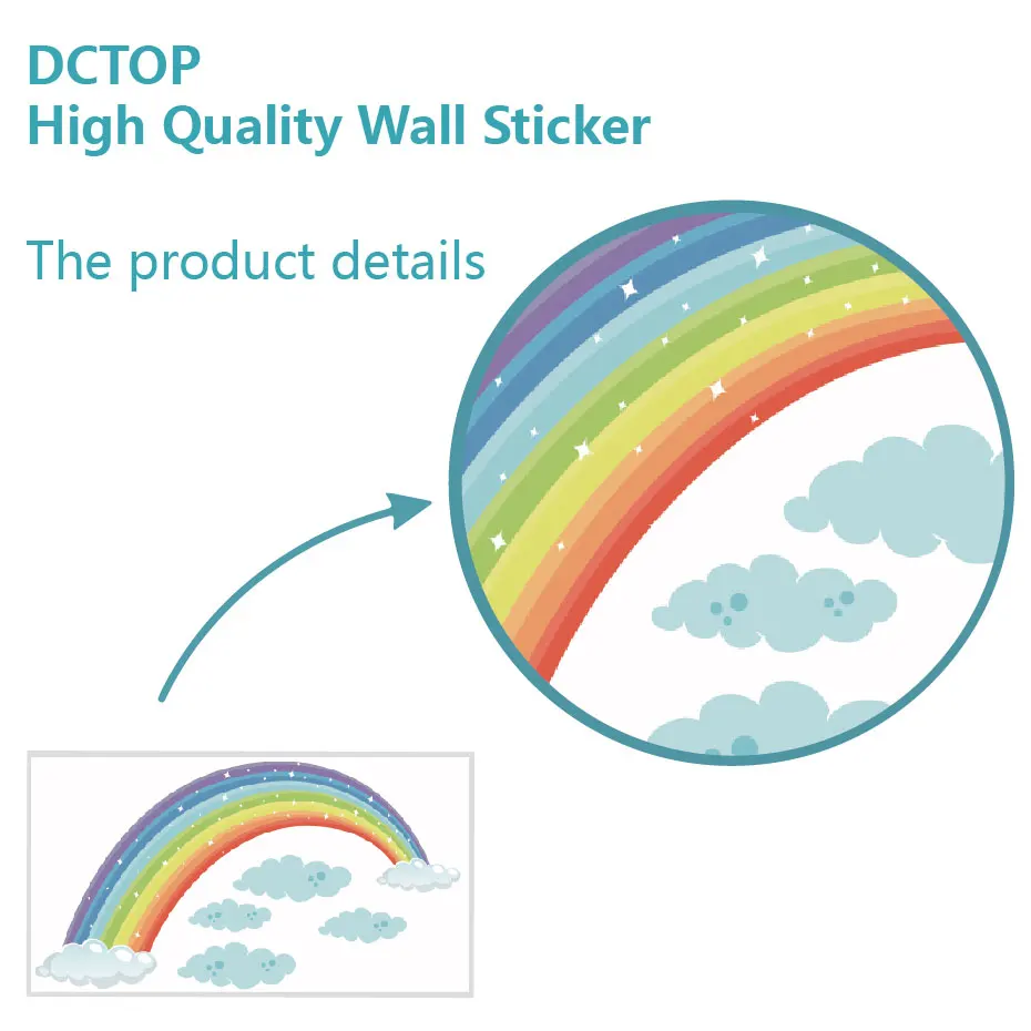 Блестящие звезды с радугой наклейки на стену облачные наклейки на стену для детей Детская комната спальня окно художественная роспись домашний декор