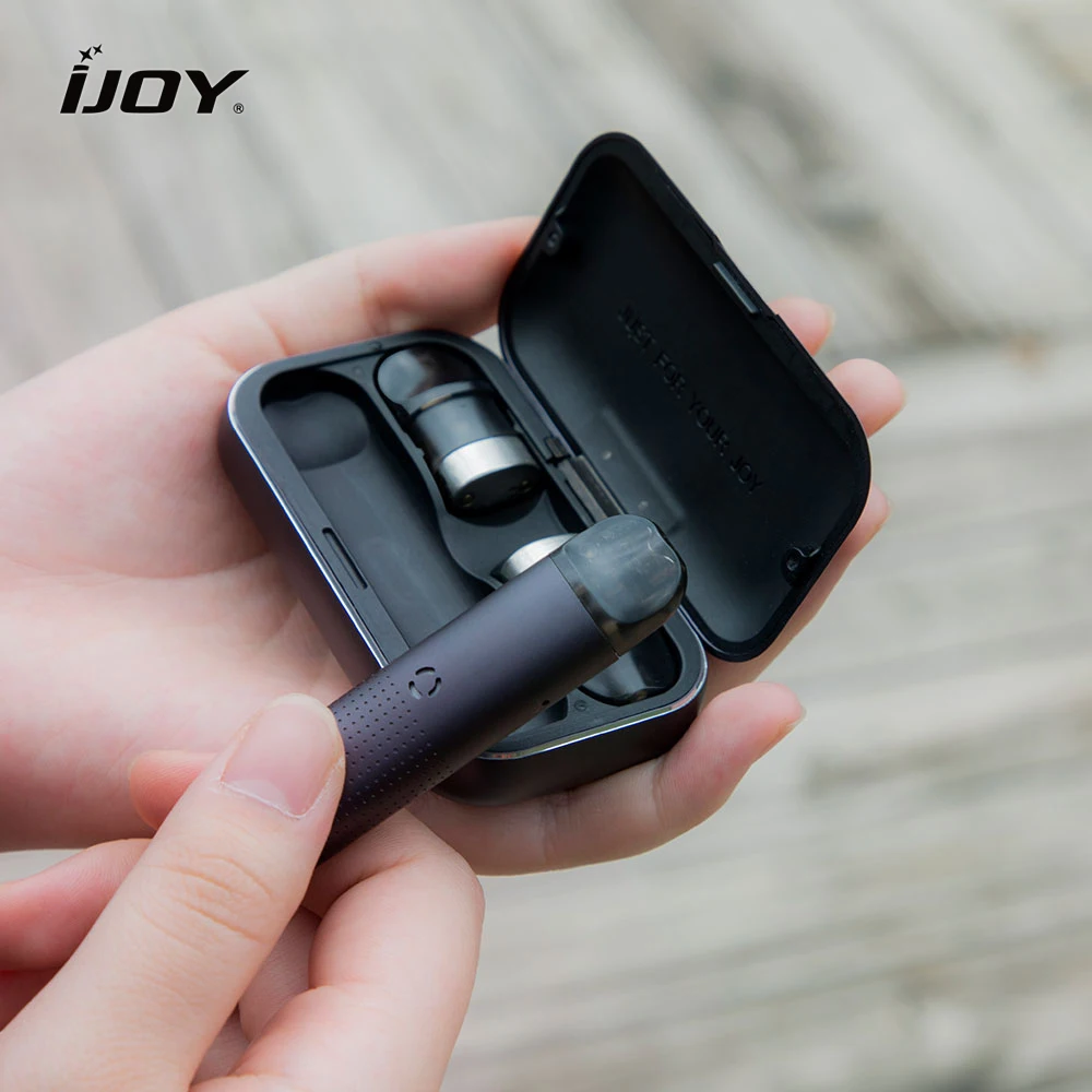 IJOY Mipo PCC Vape Kit 200 мАч встроенный аккумулятор 1000 мАч Зарядное устройство 1,4 Ом хлопок мл емкость электронная сигарета