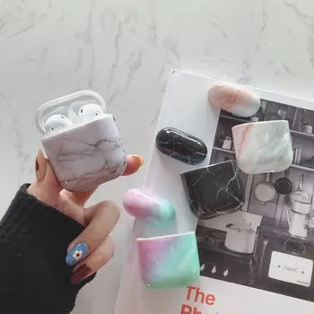 

Simple Marble 1/2 Generation for AirPods Pro Three Generation Wireless Headphone Case iPhone Wire Headset Case