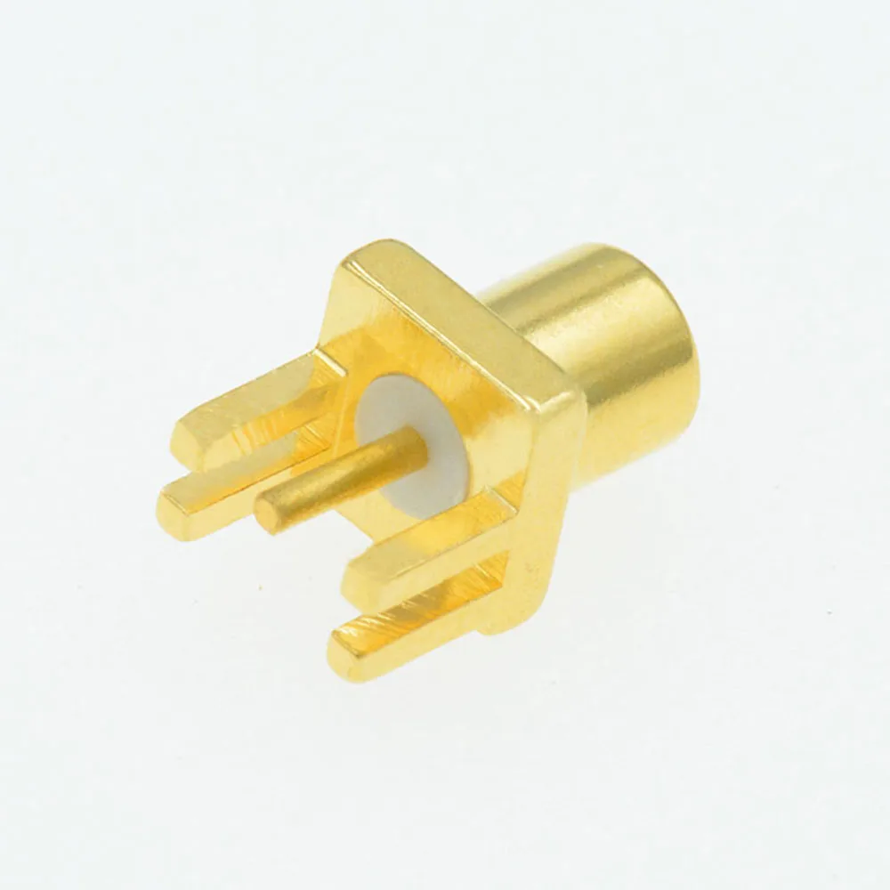 

100pcs MCX End Launch Female Jack PCB Mount RF Coax Connector Straight 50 Ohm