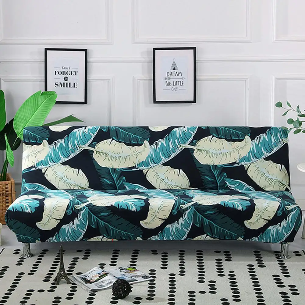 

Polyester Sofa Cover Universal Sofa Full Protective Cover Couch Wrap Sleeve Slipcover without Armrest Anti-Slip Full Cover Sofa