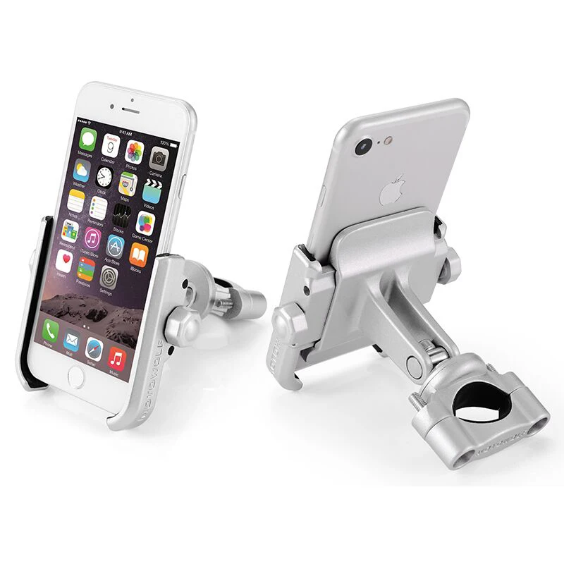 Aluminum Alloy Motorcycle Holder Handlebar Phone Stand Mount Bike Motorbike Bracket For 4'' to 6.6'' iPhone Xiaomi Samsung 4-6.4