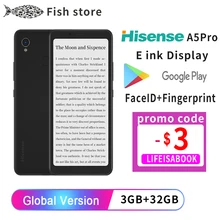 Google play hisense a5 pro eink exibir tela de impressão digital faceid android 10 5.84