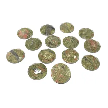 

10Pcs Natural Stone Section Surface Cabochon Beads No Hole Loose Beads For Making Jewelry DIY Ring Jewelry Accessories Wholesale