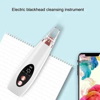 

Facial Pore Blackhead Removal Equipment Points Suction Cleaner Acne Pimple Remove Appliances Black Aspirateur Nor Vacuum #RS-48