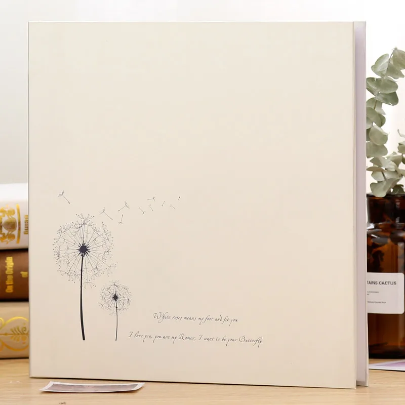 Альбом серии "сделай сам" фотоальбом тип пасты самоклеящийся Ламинирующий домик креативные пары романтическая книга подарок на день рождения - Цвет: 12 inch