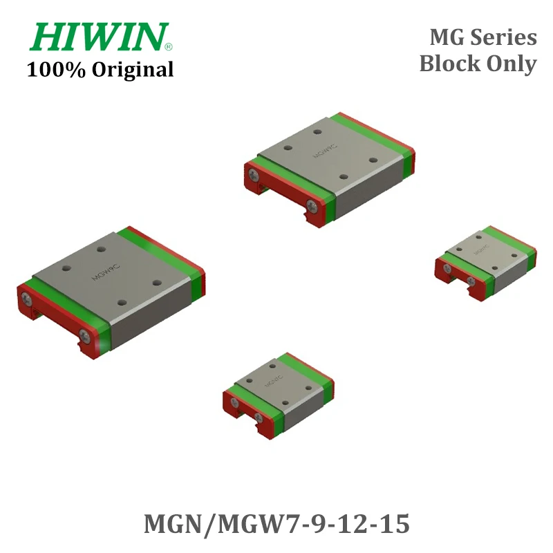

Free Shipping HIWIN MGN MGW Linear Guide Slide Block MGN7 MGN9 MGN12 MGN15 MGW9 MGW12 MGW15 Carriages Miniature CNC 3D Printer