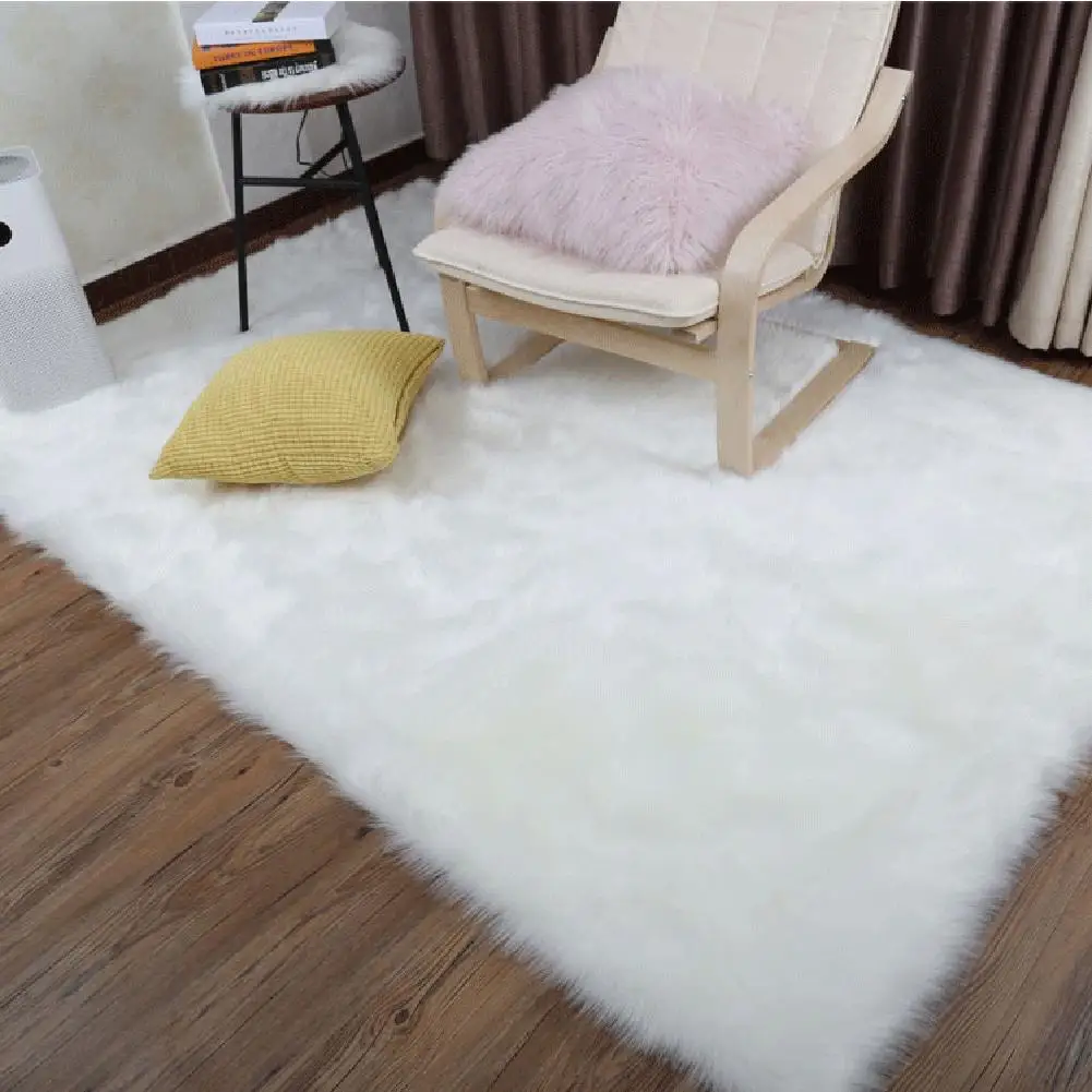 Новейшие роскошные пушистые Коврики Спальня Пушистый Ковер прикроватные овчины коврики для детей играть принцесса комната декоративный коврик 2.3ft X 5ft# SW