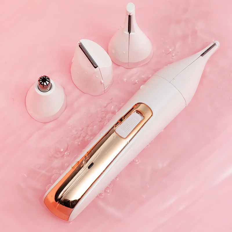 

4 IN 1 Rechargeable Electric Eyebrow Trimmer Epilator for Women Body Facial Hair Removal Shaving Machine Painless Razor Shaver