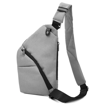 

Ultra Thin Anti Theft Chest Bag Small Cross Body Bags Reflective Strip Mini Messenger Bag