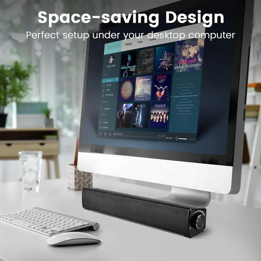 Звуковая панель Bluetooth звуковая Беспроводная колонка для телефона компьютера
