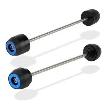 

NICECNC Motorcycle Front Rear Axle Sliders Wheel Fork Slider Protecto Aluminum Delrin for SUZUKI DRZ400E DRZ400S DRZ 400E 400S