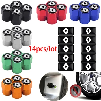 

4pcs Car Wheel Tire Valves Tyre Air Caps case For Renault Laguna 2 Captur Fluence Megane 2 Megane 3 Scenic 2 Clio Logan Capture