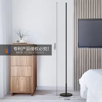 

Simple Nordic Minimalist LED Floor Lamps Creative Standing Lamps for Living Room Led Black Metal Luminaria Standing Lamp Lampara