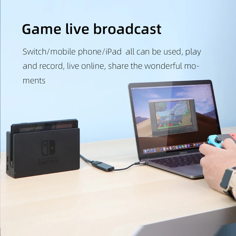 Hagibis CŸ  ĸó ī, HDMI ȣȯ, USB C 1080P HD  ڵ, PS4/5 ġ ̺ Ʈ  ī޶