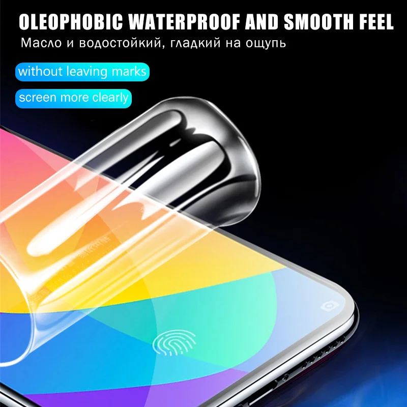 36D полное покрытие Гидрогелевая пленка для Xiaomi Redmi Note 8 7 Pro Защита экрана для Xiaomi Redmi A3 CC9E CC9 4 4X 6X A2 Lite пленка