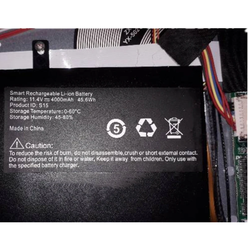 Bateria do Portátil para o Domeskin Zeuslap S03 H16 i7 Af15 Af16 Af18 11.4v 57wh 5000mah x7 Mais Haogeely Addigi S22 S28 S29 Novo - Imagem 3