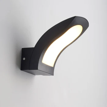 

Outdoor Lighting Modern LED Wall Lamp Waterproof Yard Garden Corridor Wall Light Indoor Bedroom Living Room Stair Light