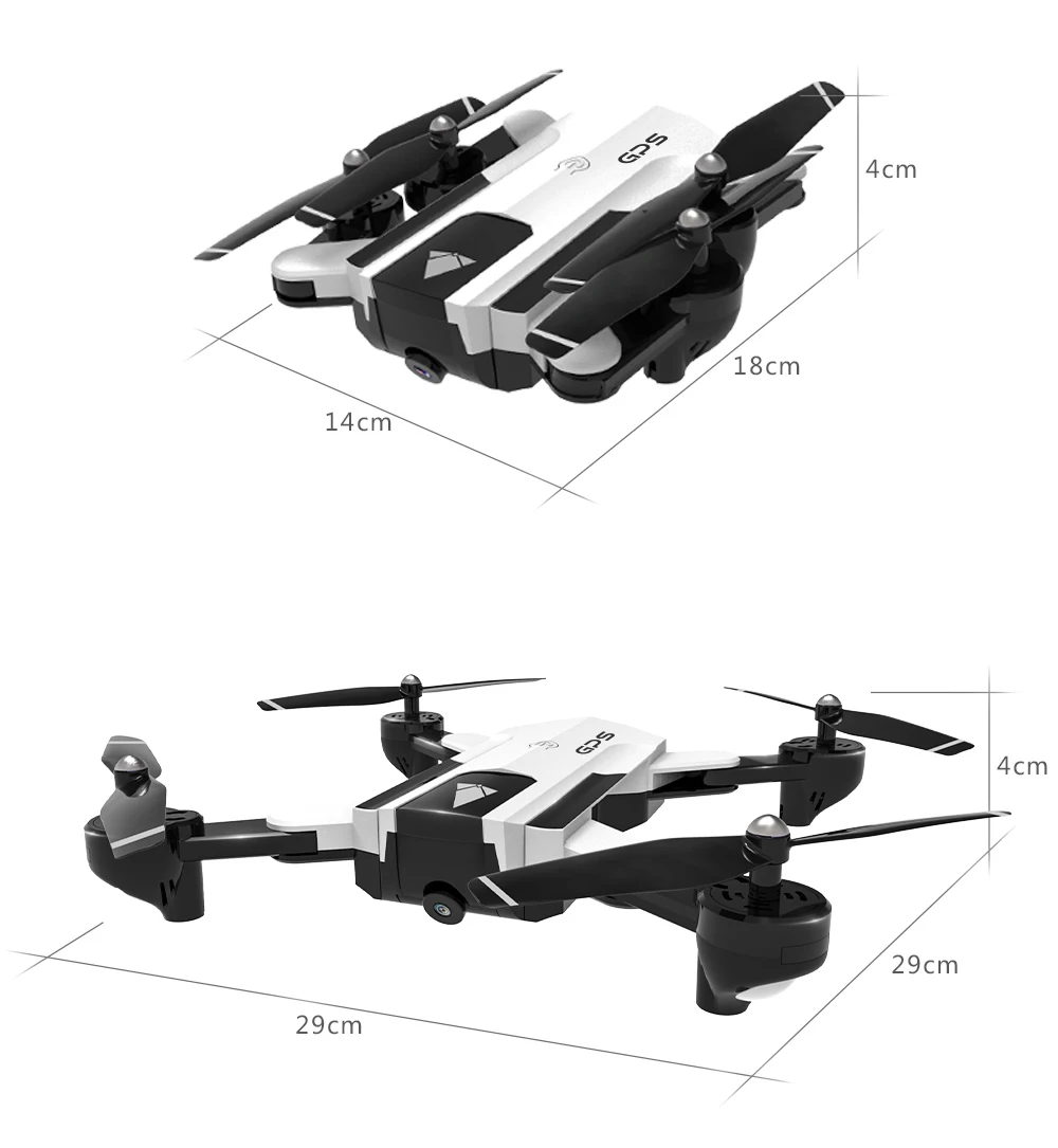 Дрон SG900S gps складной Профессиональный Дрон с камерой 1080P HD селфи WiFi FPV широкоугольный Радиоуправляемый квадрокоптер Вертолет игрушки F11
