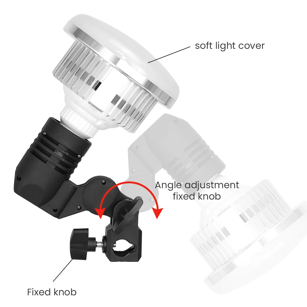 Remoto para Gravação e Transmissão de Vídeo ao Vivo Led de 155w para Fotografia Led com Braço Lâmpada Longo Controle eu us - Image 5