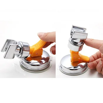 

Bathroom Shower Head Holder Wall Mount Adjustable Suction Cup Brackets