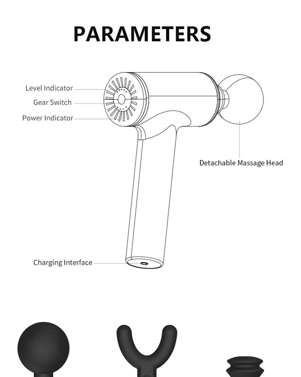 Booster S2 Pain Therapy Body Muscle Fitness Massage Gun