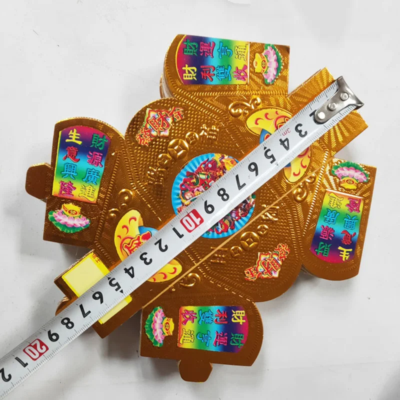 100pcs Ingots Paper Marking Ancestor Worship Feng Shui Joss China Money Ghost