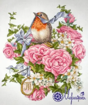 

6-MM Gold Collection Counted Cross Stitch Kit Cross stitch RS cotton with cross stitch Merejka K-28 2