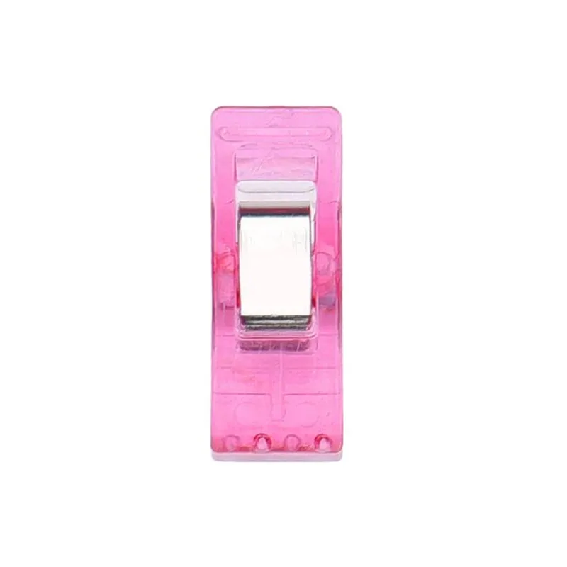 Sewing Accessories Sewing Clips Plastic Clips Garment Clips Plastic Spring Clamps 50 PCS Clear Sewing Craft Quilt Binding Plastic Clips Clamps Pack