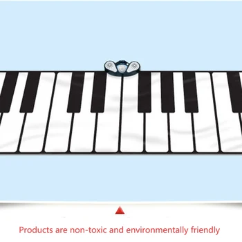 

24 Keys Game Blanket Parent Child Piano Dance Mat Easy Storage Home Christmas Early Education Toddler Toy Non Slip Birthday