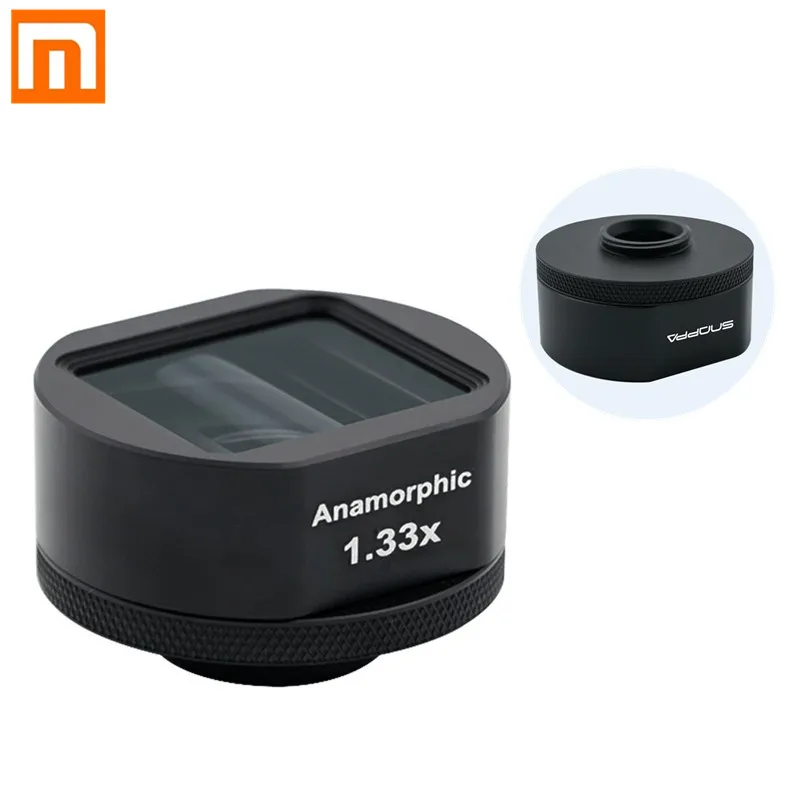 

New Xiaomi Snoppa 1.33X Wide Angle Screen Video Slr Movie Lens 2.4:1 Phone Movie Widescreen Anamorphic 4K HD Lens iphone Case