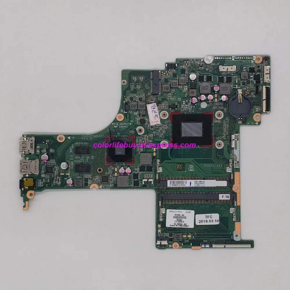 

Genuine 844520-601 844520-001 DA0X21MB6D0 w A10-8780P CPU M360/2GB GPU Laptop Motherboard for HP 15-AB Series NoteBook PC
